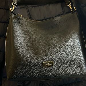 Kate spade black leader large bag, barley used